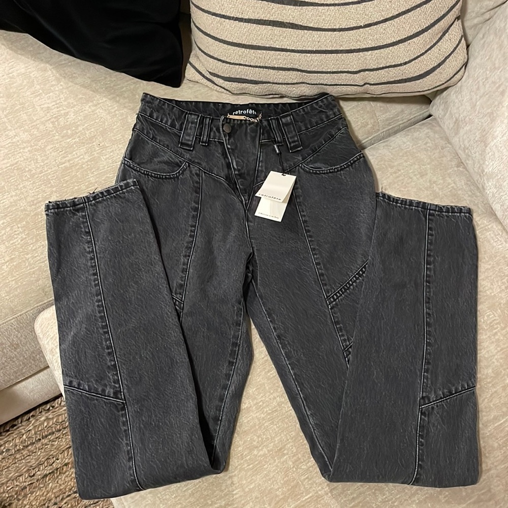 Retrofete Black Jean Pants